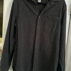 Men's Black Speckled Shirt